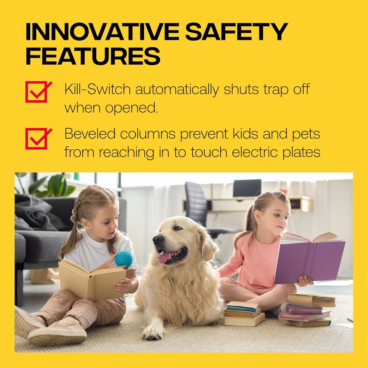 imageVictor Humane Mouse Traps Indoor for Home M250BSR3 No Touch Electric Mouse Traps for Home Pack of 31 Trap New