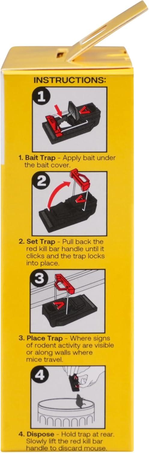imageVictor M140B QuickKill Easy Set Mouse Trap 2 Reusable Mouse Traps2 Traps
