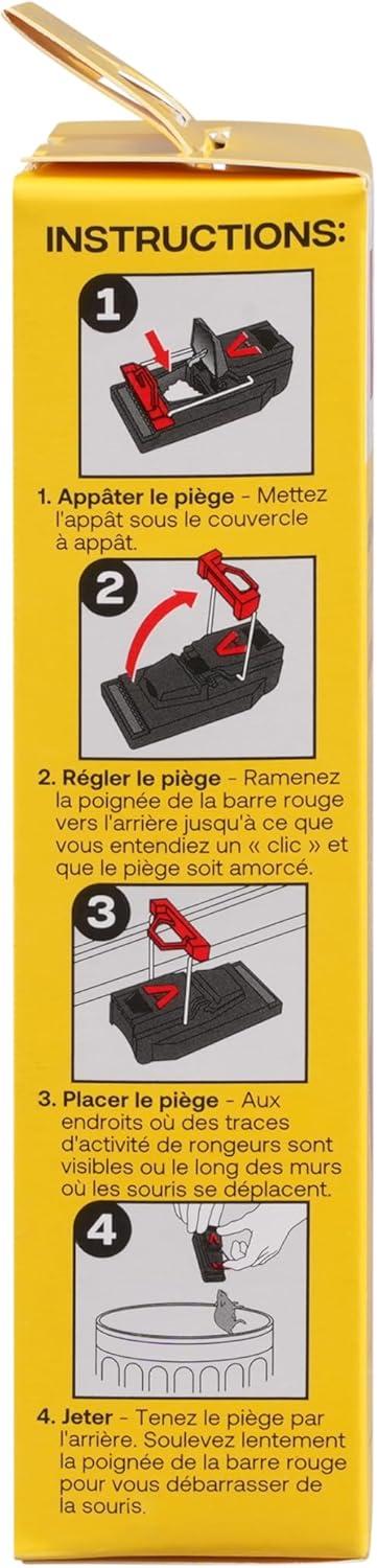 imageVictor M140B QuickKill Easy Set Mouse Trap 2 Reusable Mouse Traps3 Traps