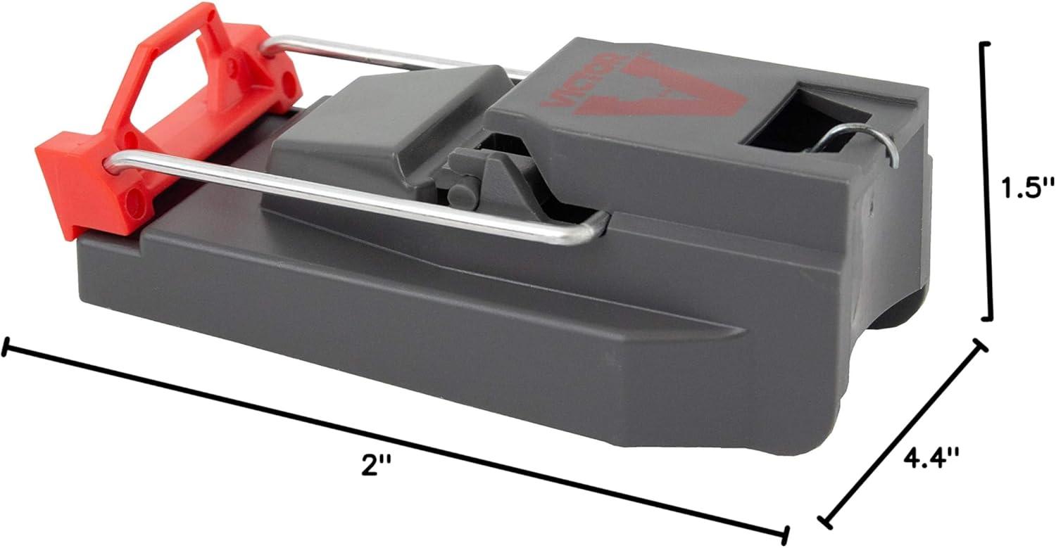 imageVictor M140B QuickKill Easy Set Mouse Trap 2 Reusable Mouse Traps3 Traps