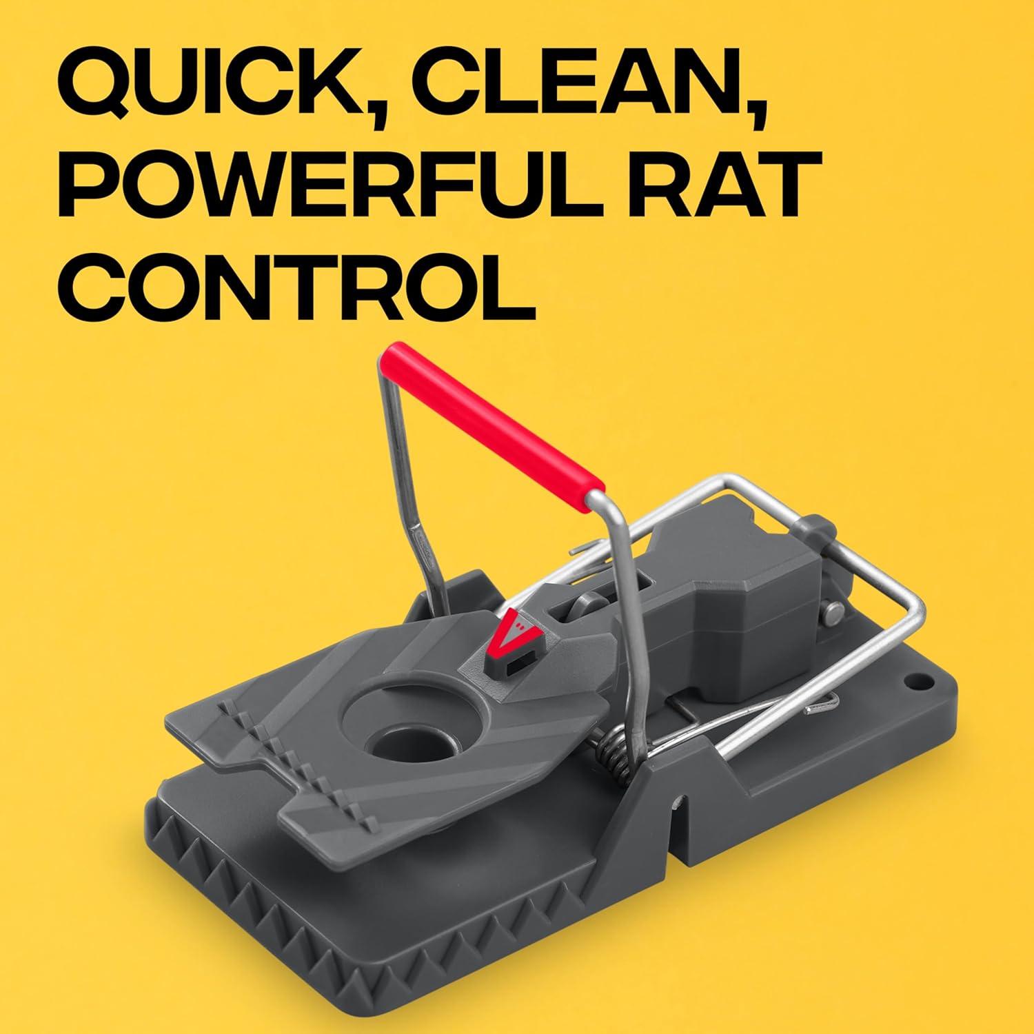 imageVictor M1442B Instant PowerKill Easy Set Reusable Rat Trap 2 Traps2 Traps