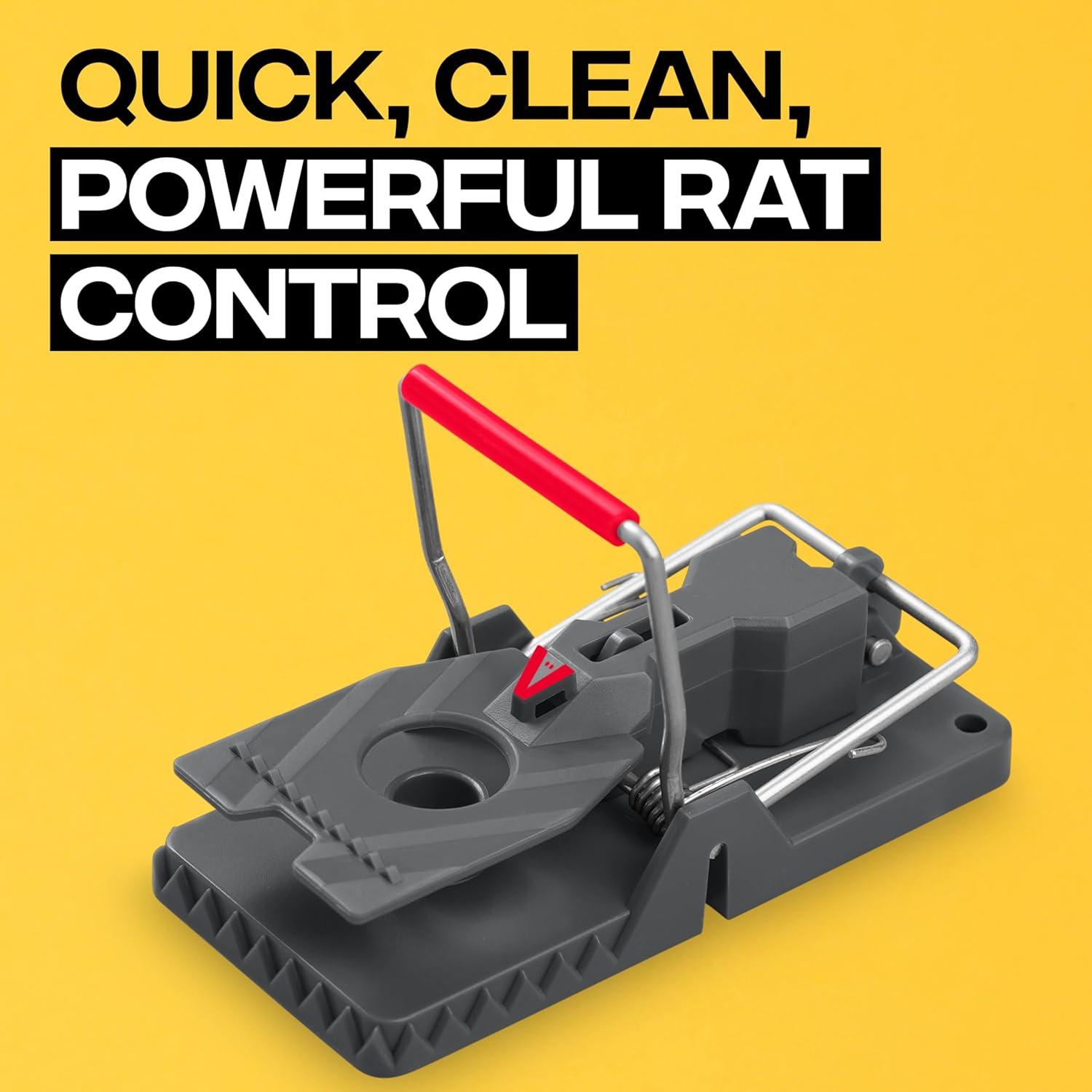 imageVictor M1442B Instant PowerKill Easy Set Reusable Rat Trap 2 Traps6 Traps