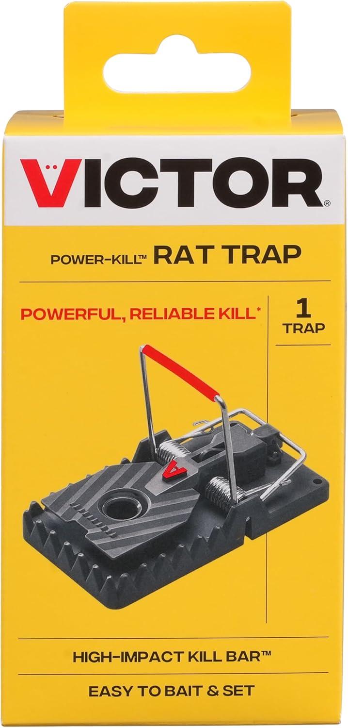 imageVictor M1442B Instant PowerKill Easy Set Reusable Rat Trap 2 Traps6 Traps