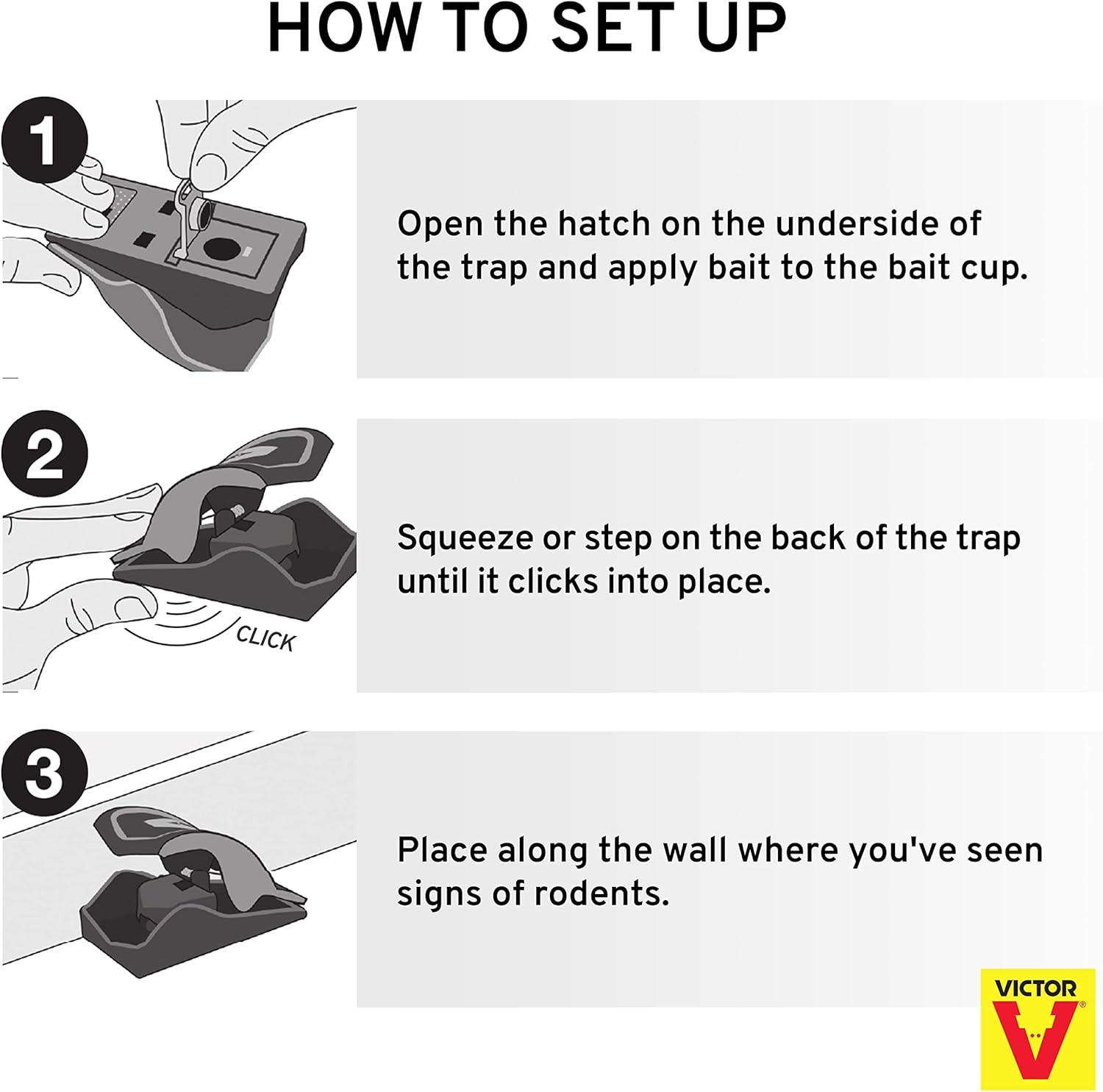 imageVictor M147 SafeSet Rat Trap 1 Black1 Trap