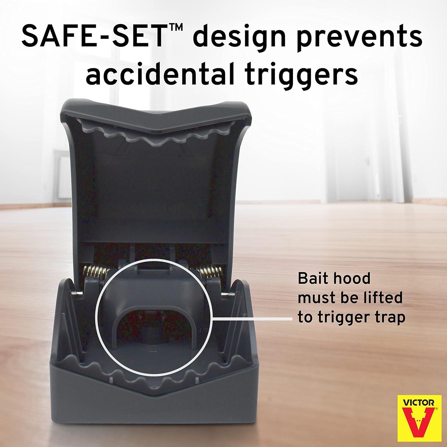 imageVictor M147 SafeSet Rat Trap 1 Black1 Trap