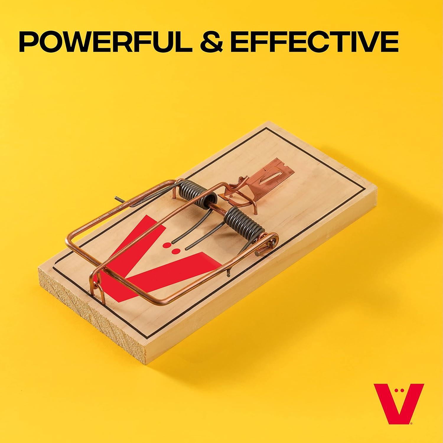 imageVictor Mouse Traps M03512 Plastic Pedal Sustainably Sourced FSC Wood Wooden Mouse Traps 12 Pack20 Traps