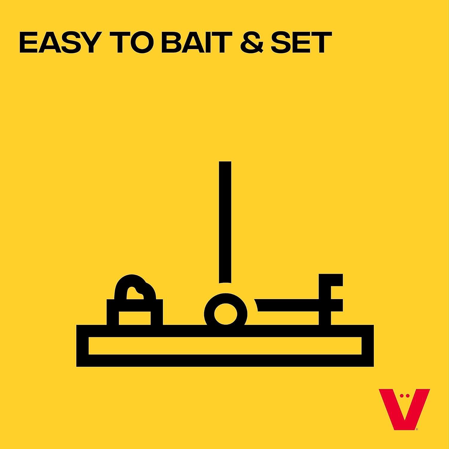 imageVictor Power Kill Mouse Trap M1423B Easy to Set Rat Trap Humanely and Quickly Kills Mice Versatile Placement Options 3 Pack3 Traps