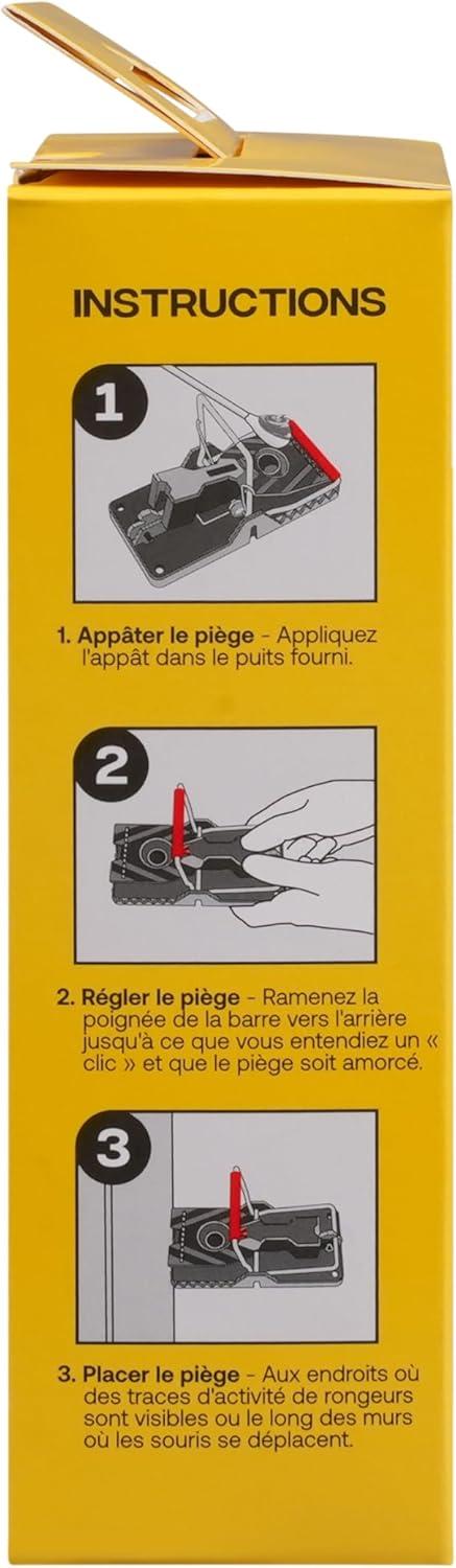 imageVictor Power Kill Mouse Trap M1423B Easy to Set Rat Trap Humanely and Quickly Kills Mice Versatile Placement Options 3 Pack3 Traps