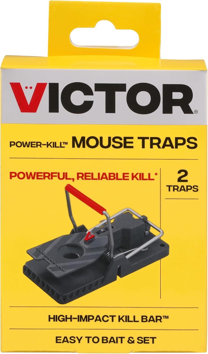 imageVictor PowerKill Humane Mouse Traps M393SSR 6 Easy Set Reusable PowerKill Victor Mouse Traps