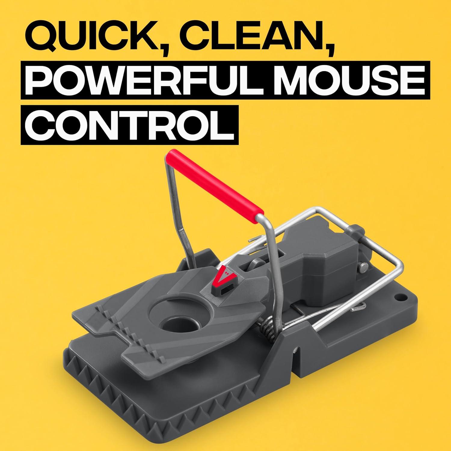 imageVictor PowerKill Humane Mouse Traps M393SSR 6 Easy Set Reusable PowerKill Victor Mouse Traps