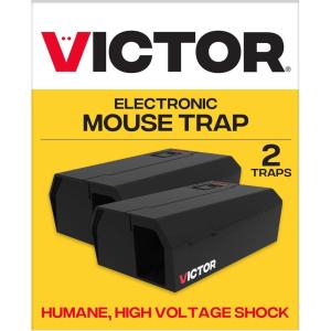 Victor Humane Mouse Traps Indoor for Home – M250BSR-3 – No Touch Electric Mouse Traps for Home, Pack of 3(2 Traps)