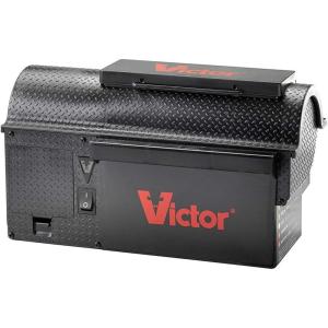 Victor M260 Indoor Multi-Kill Humane Electronic Mouse Trap – No Touch, No See Electronic Intant Kill Mouse Trap – 2 Traps, Black(1 Trap)