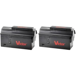 Victor M260 Indoor Multi-Kill Humane Electronic Mouse Trap – No Touch, No See Electronic Intant Kill Mouse Trap – 2 Traps, Black(1 Trap (Pack of 2))