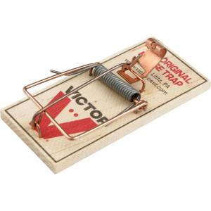 Victor Mouse Traps M035-12, Plastic Pedal, Sustainably Sourced FSC Wood, Wooden Mouse Traps, 12 Pack(4 Traps)