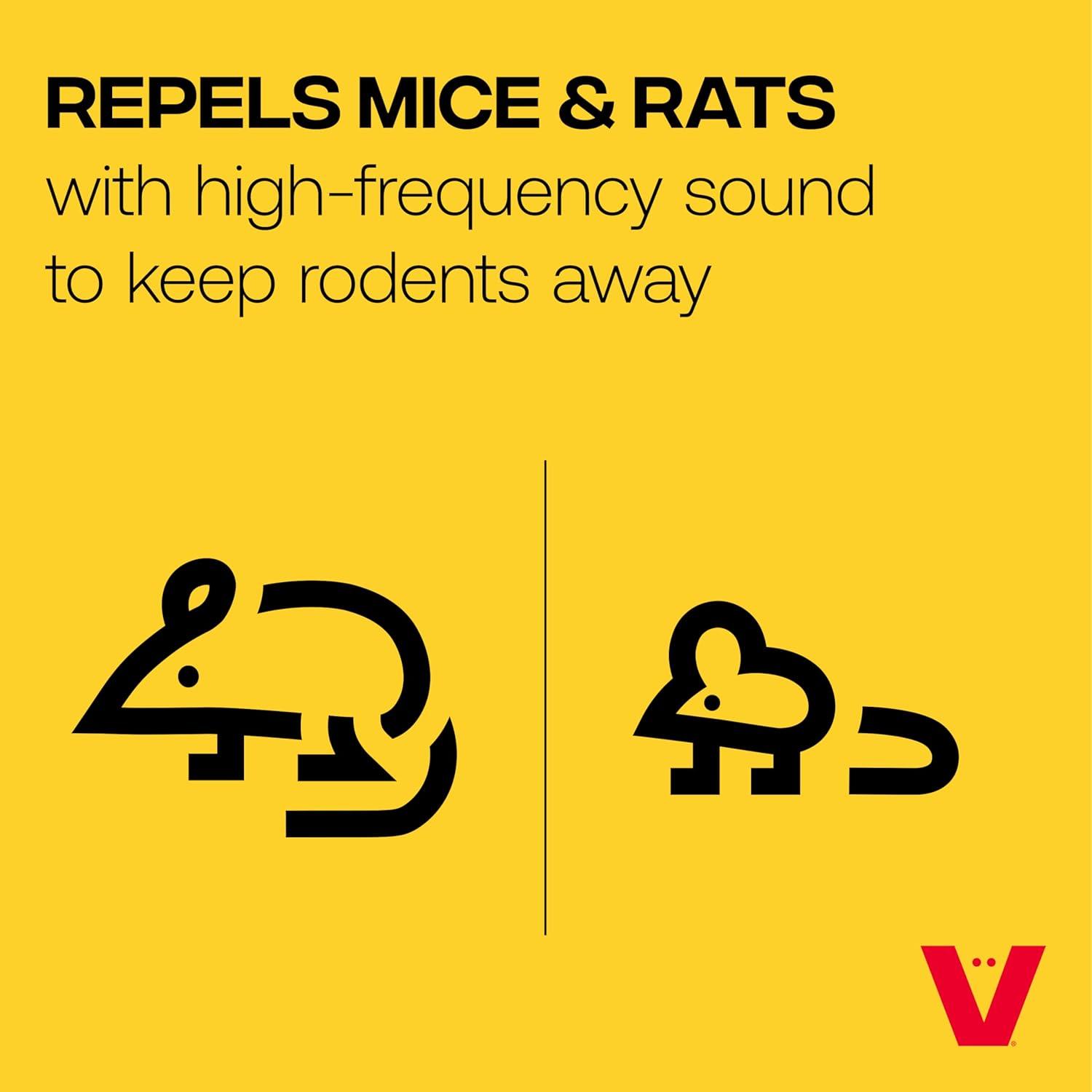 imageVictor PestChaser Rodent Repellent with Nightlight ampamp Outlet 1 Pack M751PS High Frequency Rodent Repeller Repel Rodents Indoors1 Pack