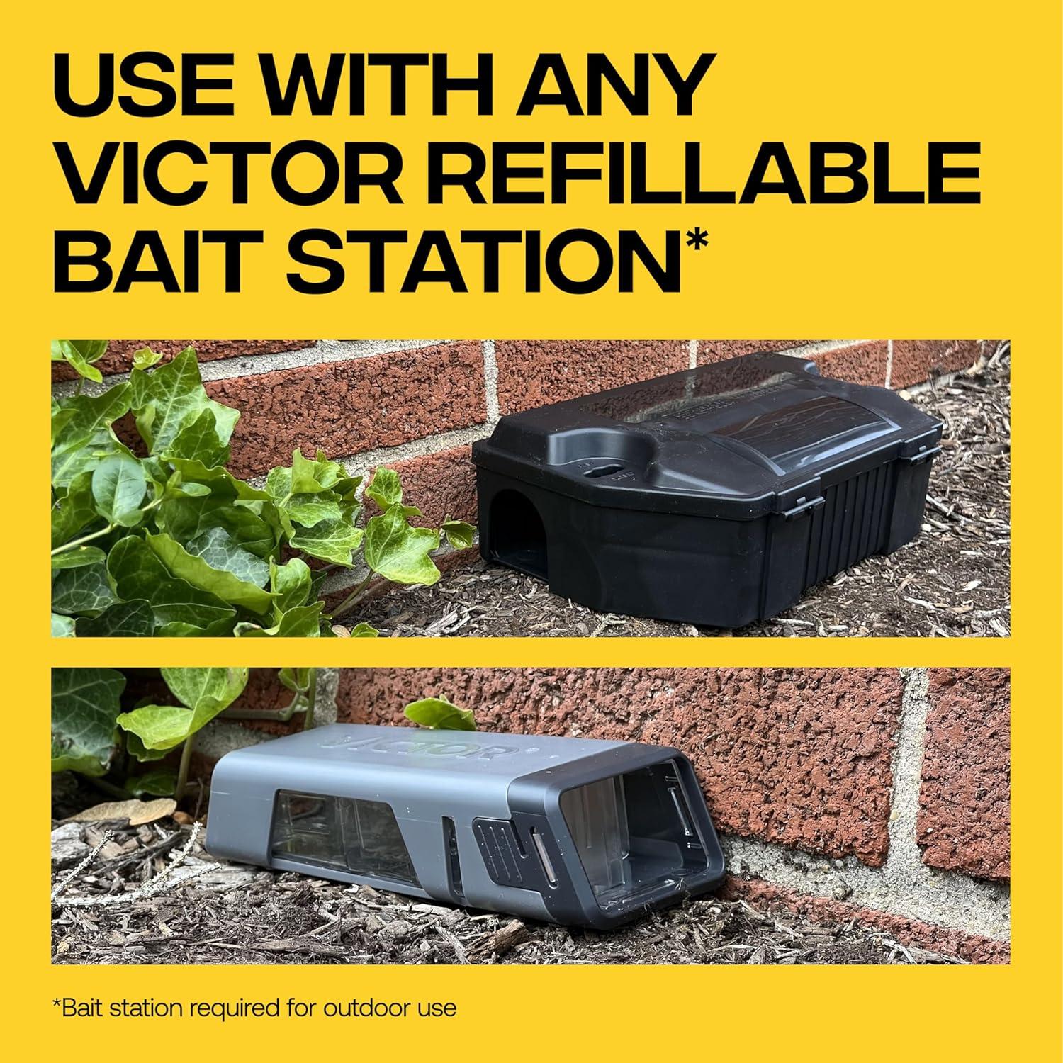 imageVictor Rat Poisoning for Inside ampamp Outside Use Kills Rats Mice Meadow Voles Mouse Poisoning for Indoor ampamp Outdoor Areas ReadytoUse 4 lb Bag M925Rodent Killer