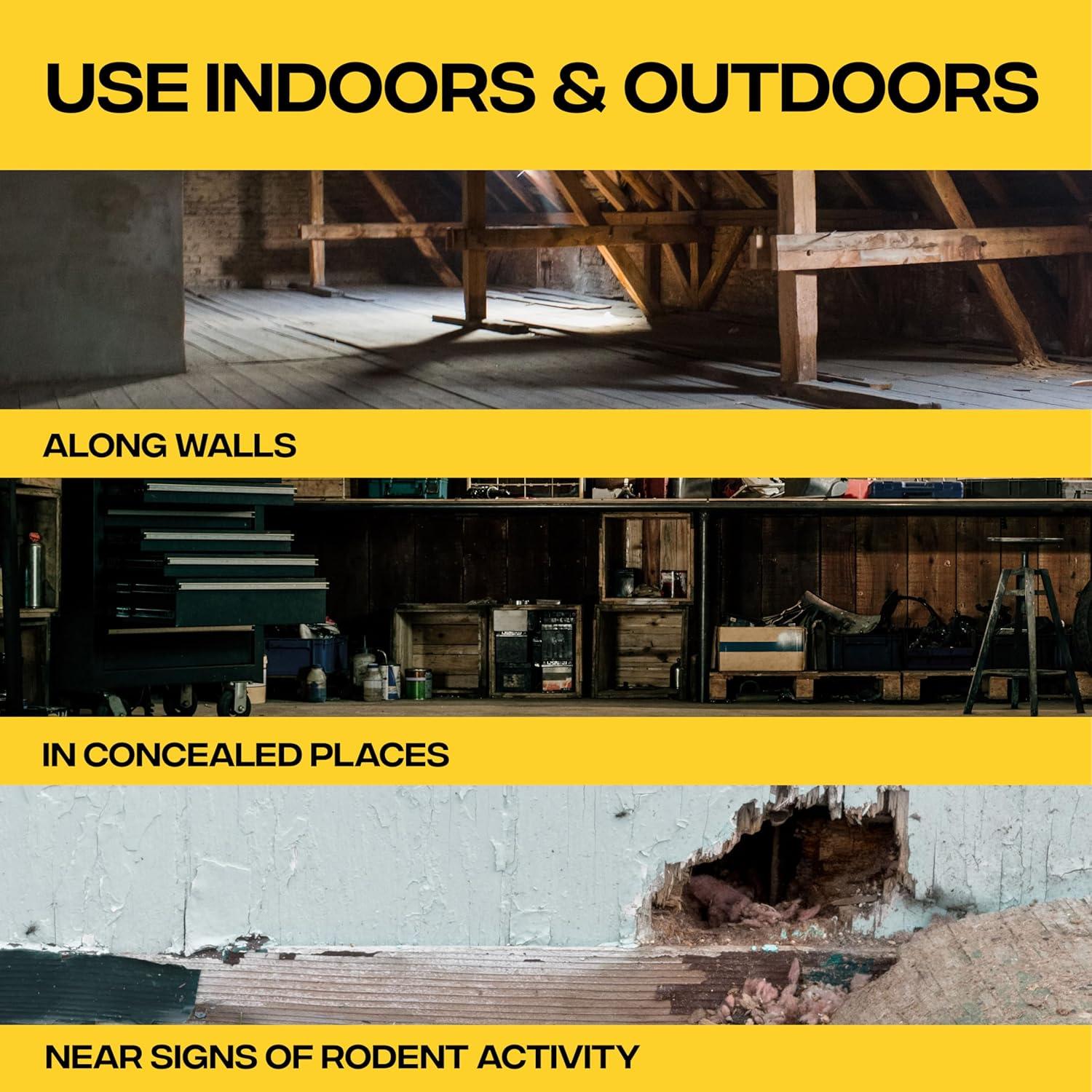 imageVictor Rat Poisoning for Inside ampamp Outside Use Kills Rats Mice Meadow Voles Mouse Poisoning for Indoor ampamp Outdoor Areas ReadytoUse 4 lb Bag M925Rodent Killer