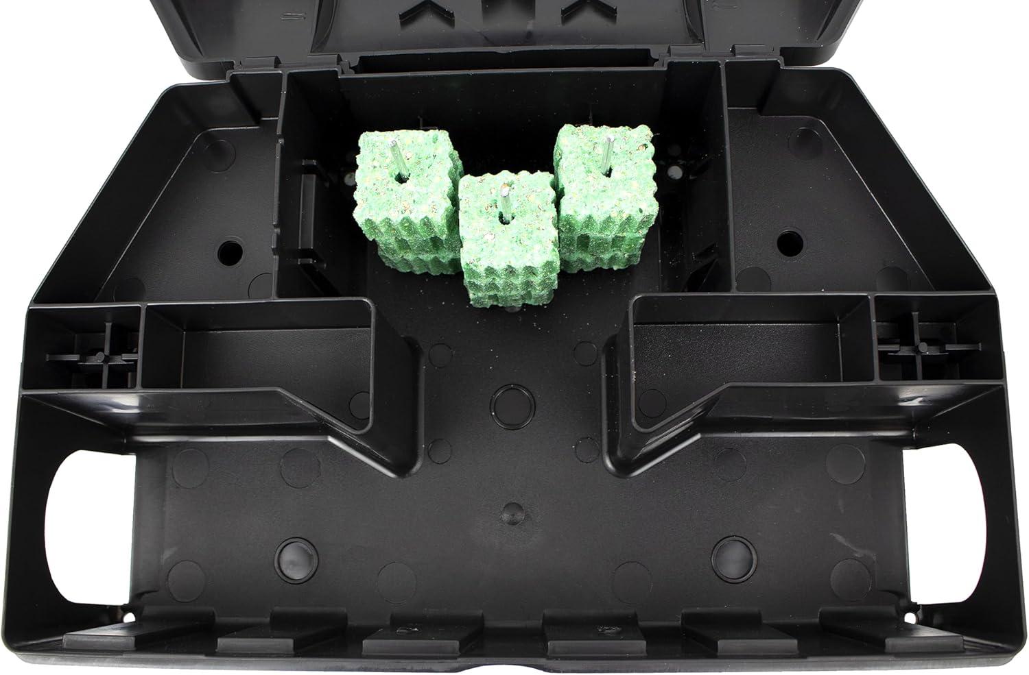 imageVictor Refillable Rodent Bait Station XL Rodenticide Bait Station Also Holds Rat Traps Indoor and Outdoor Use M901RB Poison and Kill Rats