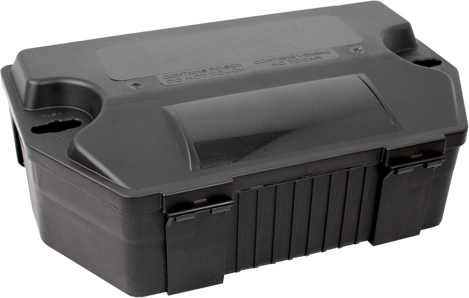 imageVictor Refillable Rodent Bait Station XL Rodenticide Bait Station Also Holds Rat Traps Indoor and Outdoor Use M901RB Poison and Kill Rats
