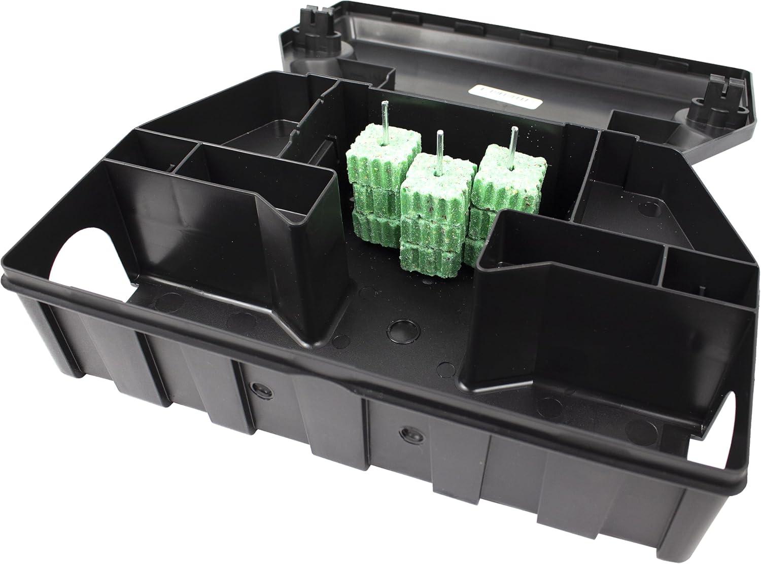 imageVictor Refillable Rodent Bait Station XL Rodenticide Bait Station Also Holds Rat Traps Indoor and Outdoor Use M901RB Poison and Kill Rats