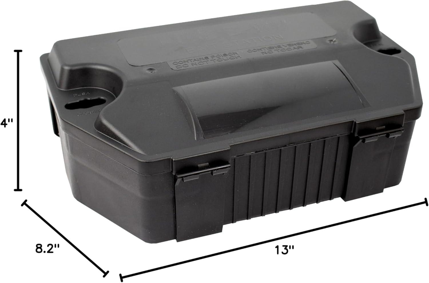 imageVictor Refillable Rodent Bait Station XL Rodenticide Bait Station Also Holds Rat Traps Indoor and Outdoor Use M901RB Poison and Kill Rats