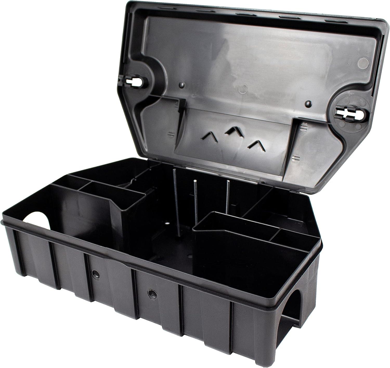 imageVictor Refillable Rodent Bait Station XL Rodenticide Bait Station Also Holds Rat Traps Indoor and Outdoor Use M901RB Poison and Kill Rats