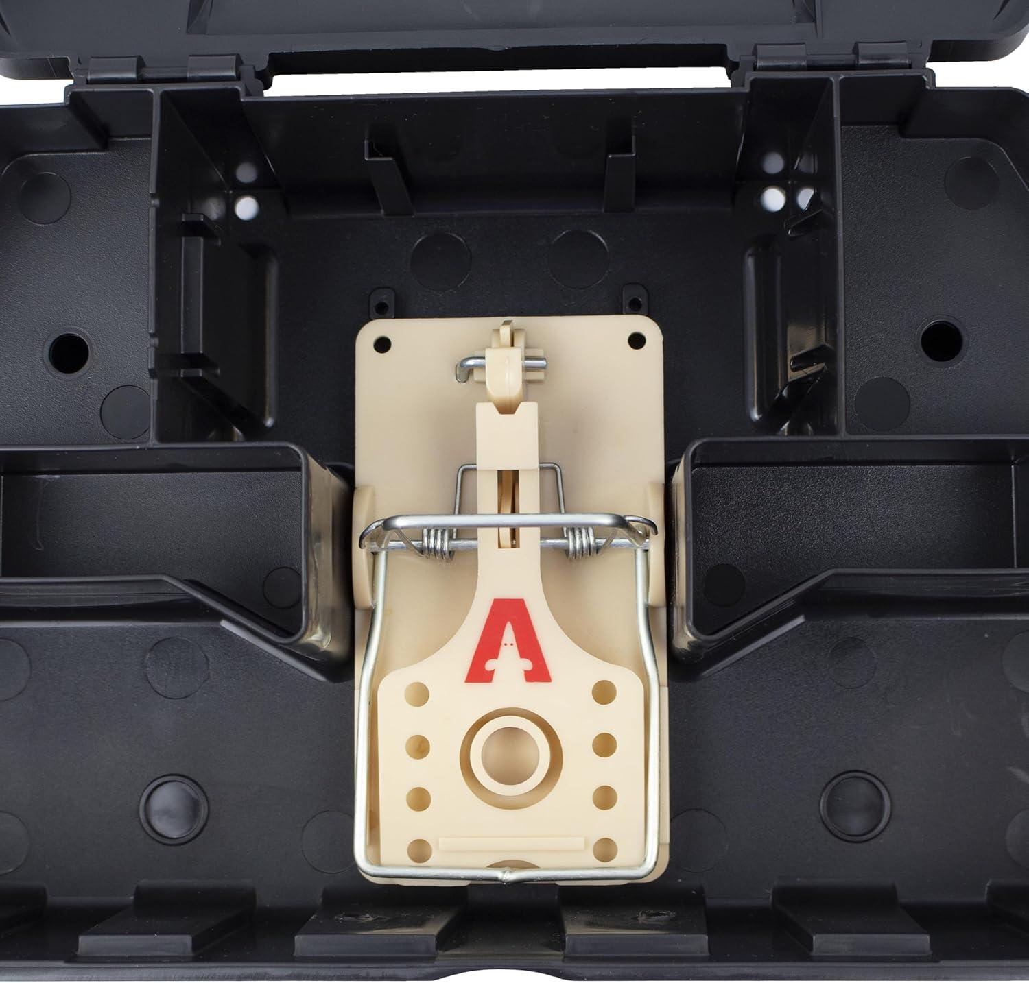 imageVictor Refillable Rodent Bait Station XL Rodenticide Bait Station Also Holds Rat Traps Indoor and Outdoor Use M901RB Poison and Kill Rats