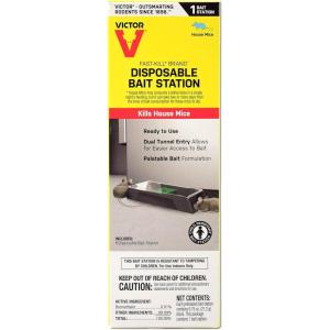 Victor M914 Fast-Kill Brand Ready-to-Use Disposable Mouse Bait Station – 2 Pack(1 Pack)