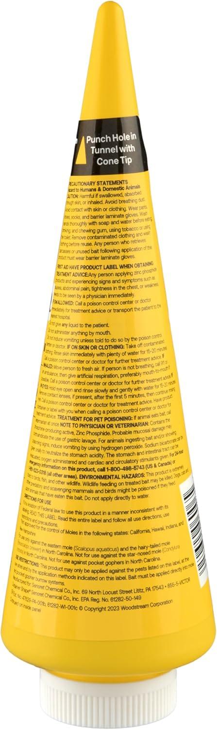 imageVictor M6006 Outdoor Mole ampamp Gopher Poison Peanuts Mole and Gopher Killer Bait 4 Pack4 Pack