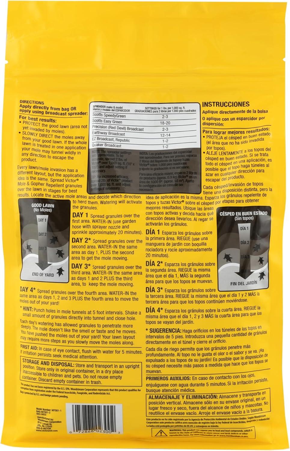 imageVictor M70011 Mole ampamp Gopher Repellent 64 Ounce Pack of 1 Black64 Ounce Pack of 1