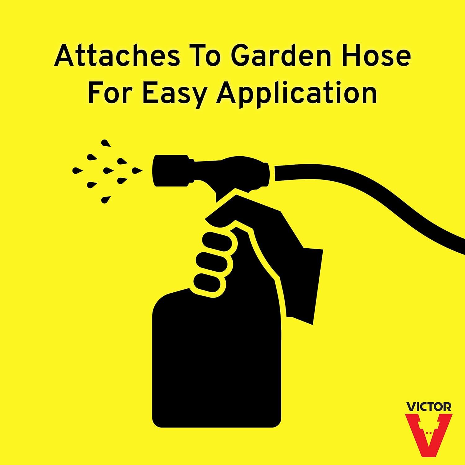 imageVictor Mole ampamp Gopher Repellent Readyto Use Spray M800232 fl oz Bottle Covers up to 10000 Sq Ft Repel Moles and Gophers HoseEnd Spray