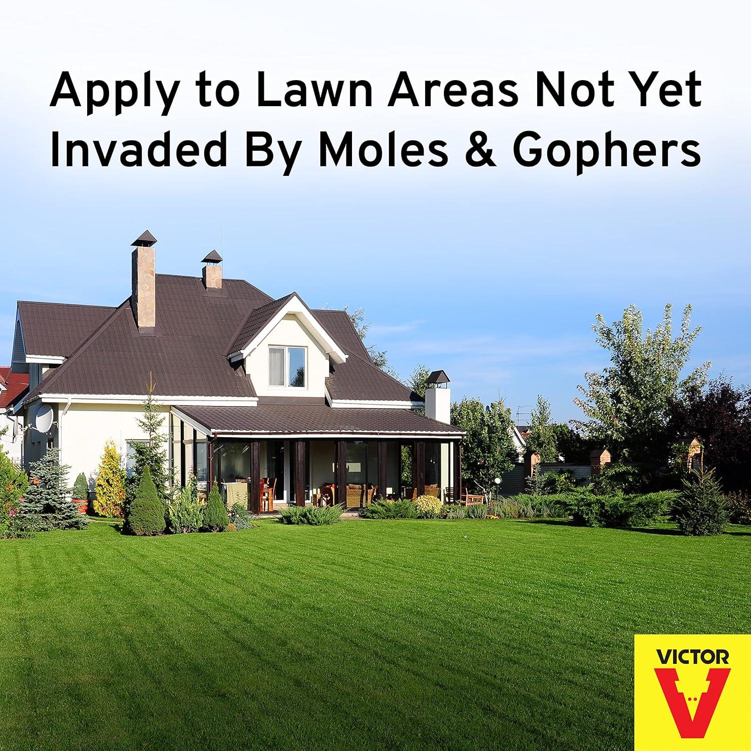 imageVictor Mole and Gopher Repellent Repels Mole Gopher Vole and Other Burrowing Animals Repel Rodents Outdoors M70022 10 lb Bag160 Ounce Pack of 1
