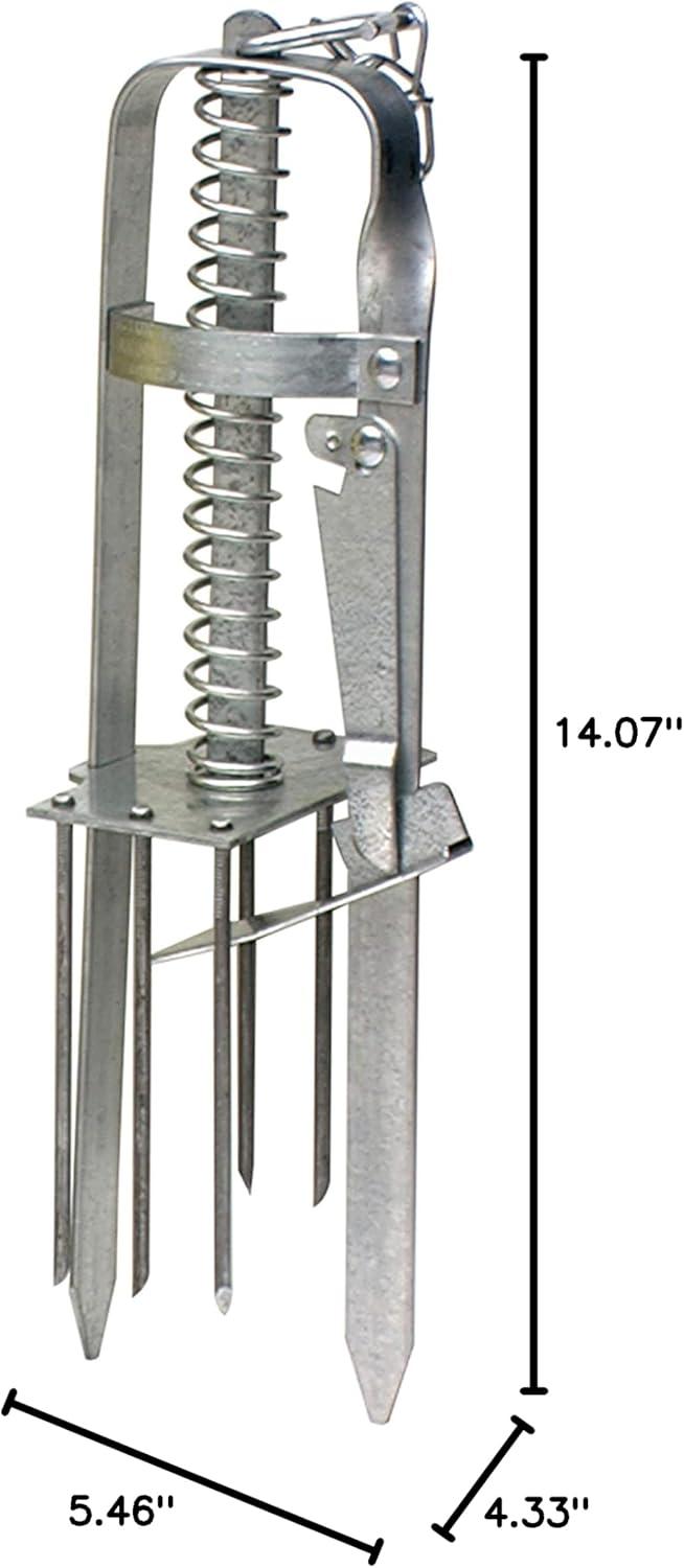 imageVictor Plunger Style Mole Trap Kill Moles in Your Yard Humanely Kill Moles 0645 Weather Resistant Trap Ready to Use1