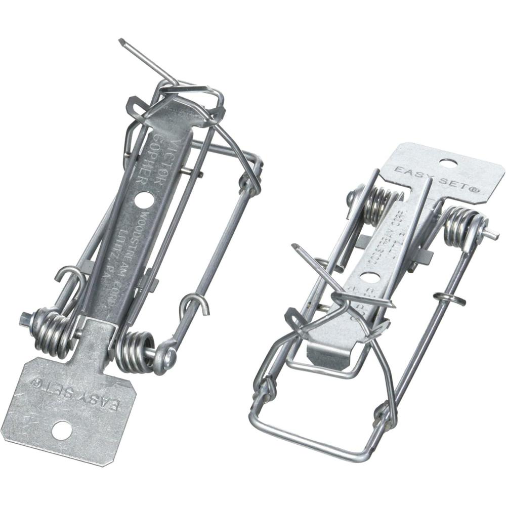 imageVictor Easy Set WeatherResistant Outdoor Gopher Trap  0611  Versatile Gopher Trap  Kill Gophers in Yard  2 Pack24Pack