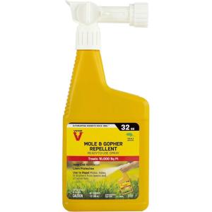 Victor Mole & Gopher Repellent Ready-to Use Spray – M8002-32 fl oz Bottle Covers up to 10,000 Sq Ft – Repel Moles and Gophers – Hose-End Spray