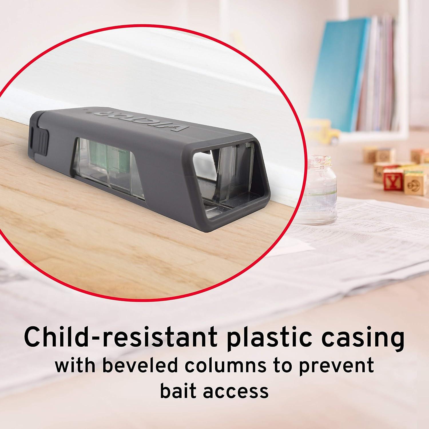 image:imageVictor FastKill Brand Refillable Mouse Poison Bait Station 20 Baits Dual Entry Design M9232 Pack
