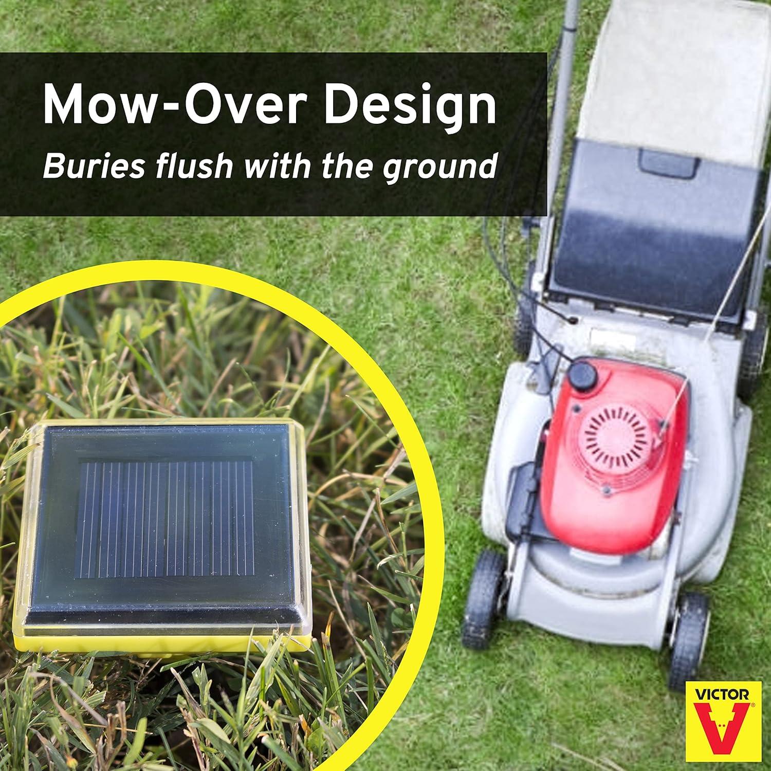 image:imageVictor Mole and Gopher Solar Powered Sonic Spike Outdoor Mole and Gopher Repellent M9014 Chemical Free Solution SolarPowered1 Count Pack of 2