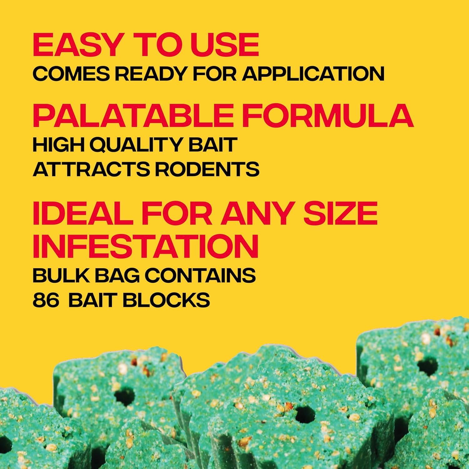 image:imageVictor FastKill Bait Blocks II Poison Bait Blocks Rat and Mouse Poisoning Bait