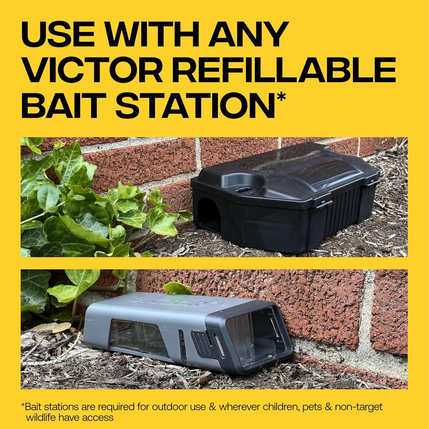 image:imageVictor FastKill Bait Blocks II Poison Bait Blocks Rat and Mouse Poisoning Bait